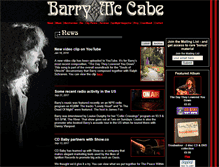 Tablet Screenshot of barrymccabe.com